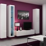 Cama TV stand VIGO 140 30/140/40 white/white gloss