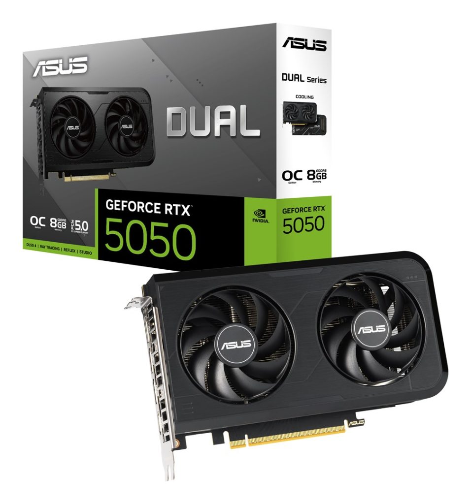 ASUS Dual NVIDIA GeForce RTX 5050 8 GB OC graphics card