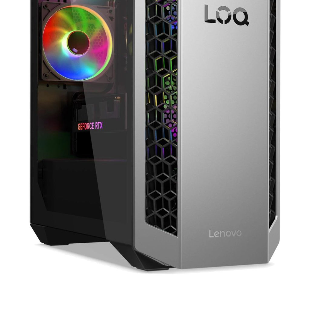 Lenovo LOQ Tower 26ADR10 Ryzen 7 8745HX 32GB DDR5 5200 1TB SSD GeForce RTX 5070 12GB Windows 11 Luna Grey / Eclipse Black