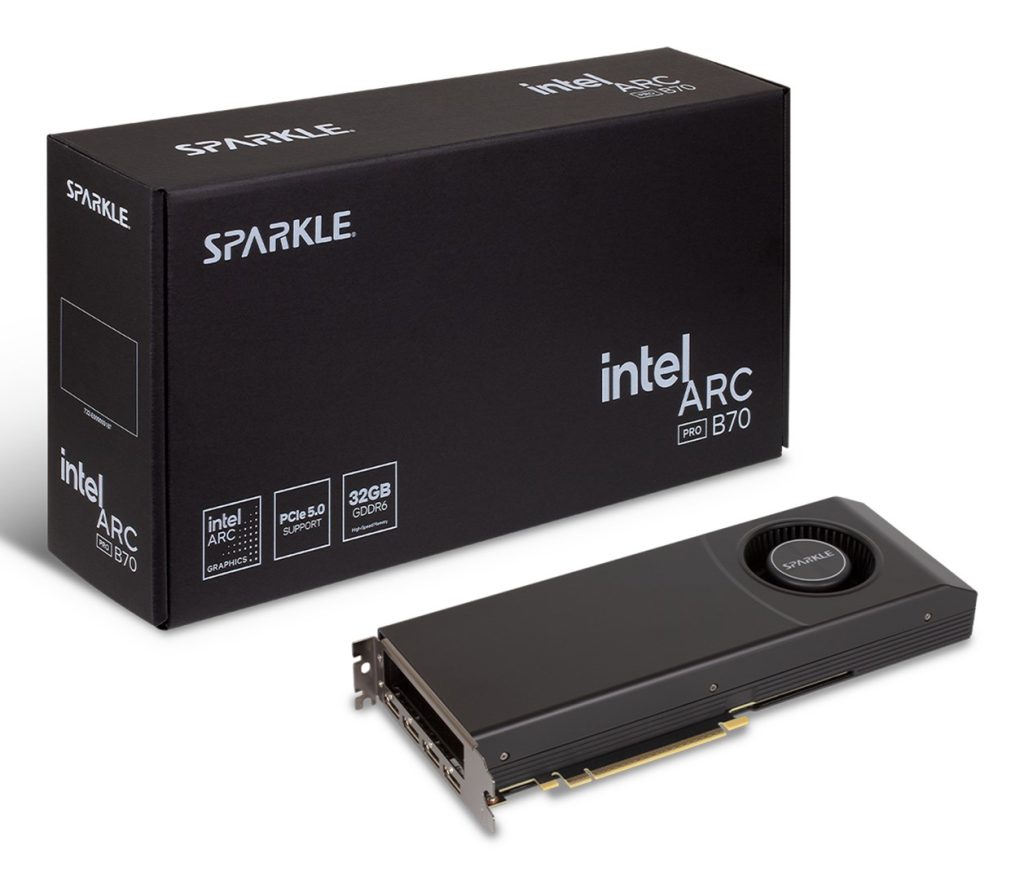 Sparkle Technology Arc Pro B70 Blower Intel 32 GB GDDR6