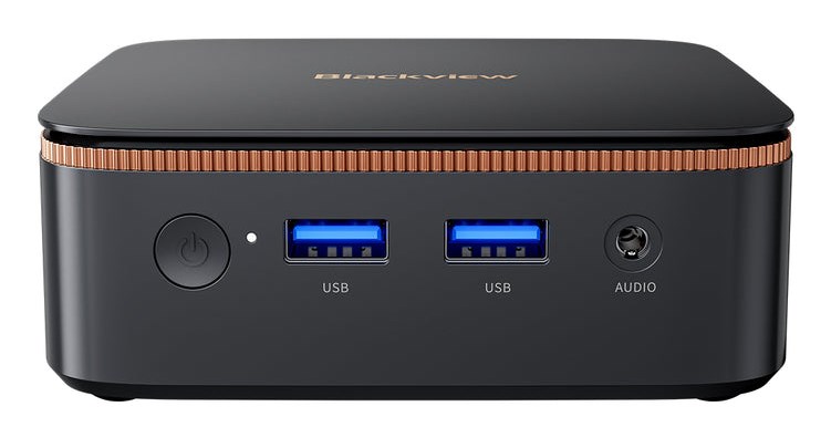 Blackview MP20 Mini PC with Ryzen 3 3300U, 8GB RAM, 256GB SSD, Windows 11 Pro, black