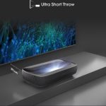 Hisense 120L9HA projection TV Ultra short throw projector 3000 ANSI lumens DLP UHD 4K (3840x2160) Black, Dark Grey